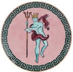 Ginori Il Viaggio Di Nettuno Pink Charger Plate - 13"